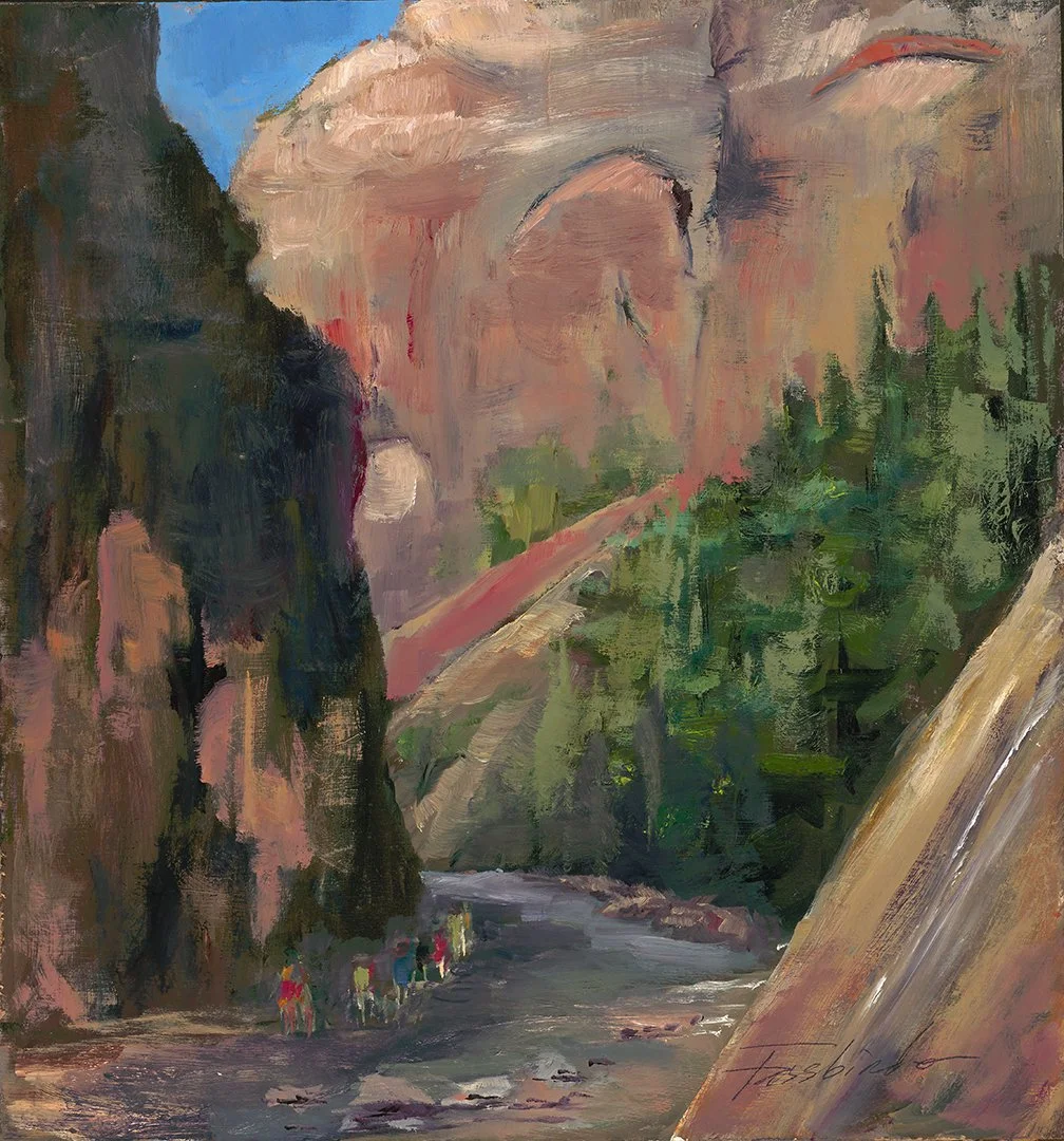 #19 Zion National Park, UT | October 2015 | Oil on Panel | 11 x 9