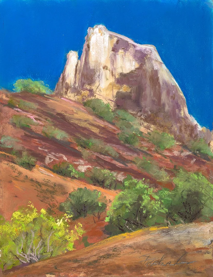 #21 Capitol Reef National Park, UT | October 2015 | Pastel on Paper | 12 x 10