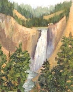 #53 Yellowstone National Park, WY | September 2107 | Oil on Canvas | 12 x 9