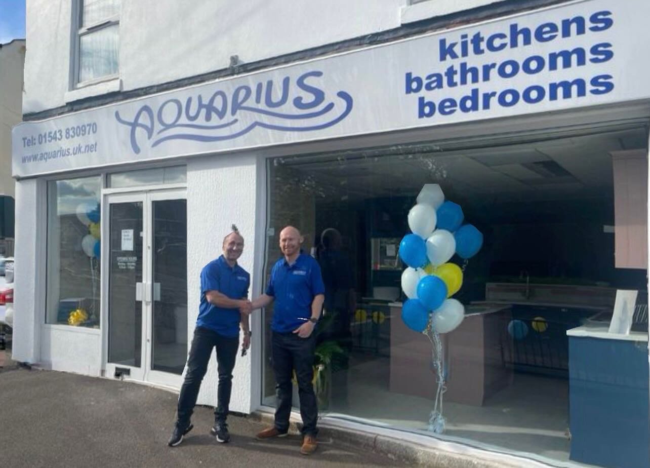 Where did that 2 years go! Congratulations to the team who make it all happen &amp; a huge thank you to all of our customers new &amp; old who have continued supporting Aquarius Kitchens and bathrooms Burntwood on our journey 🥳🎉💙