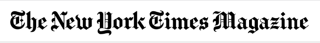 The logo of The New York Times Magazine