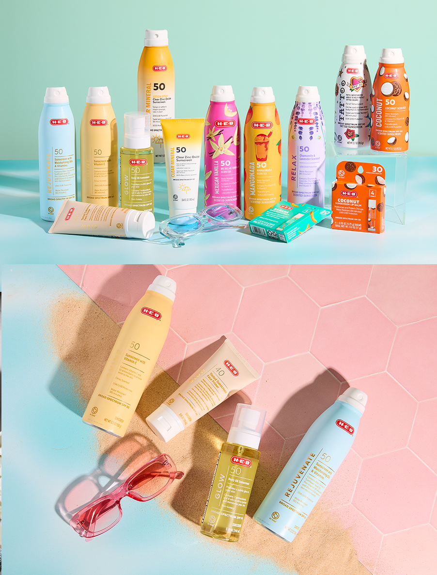H-E-B Suncare Beauty Line