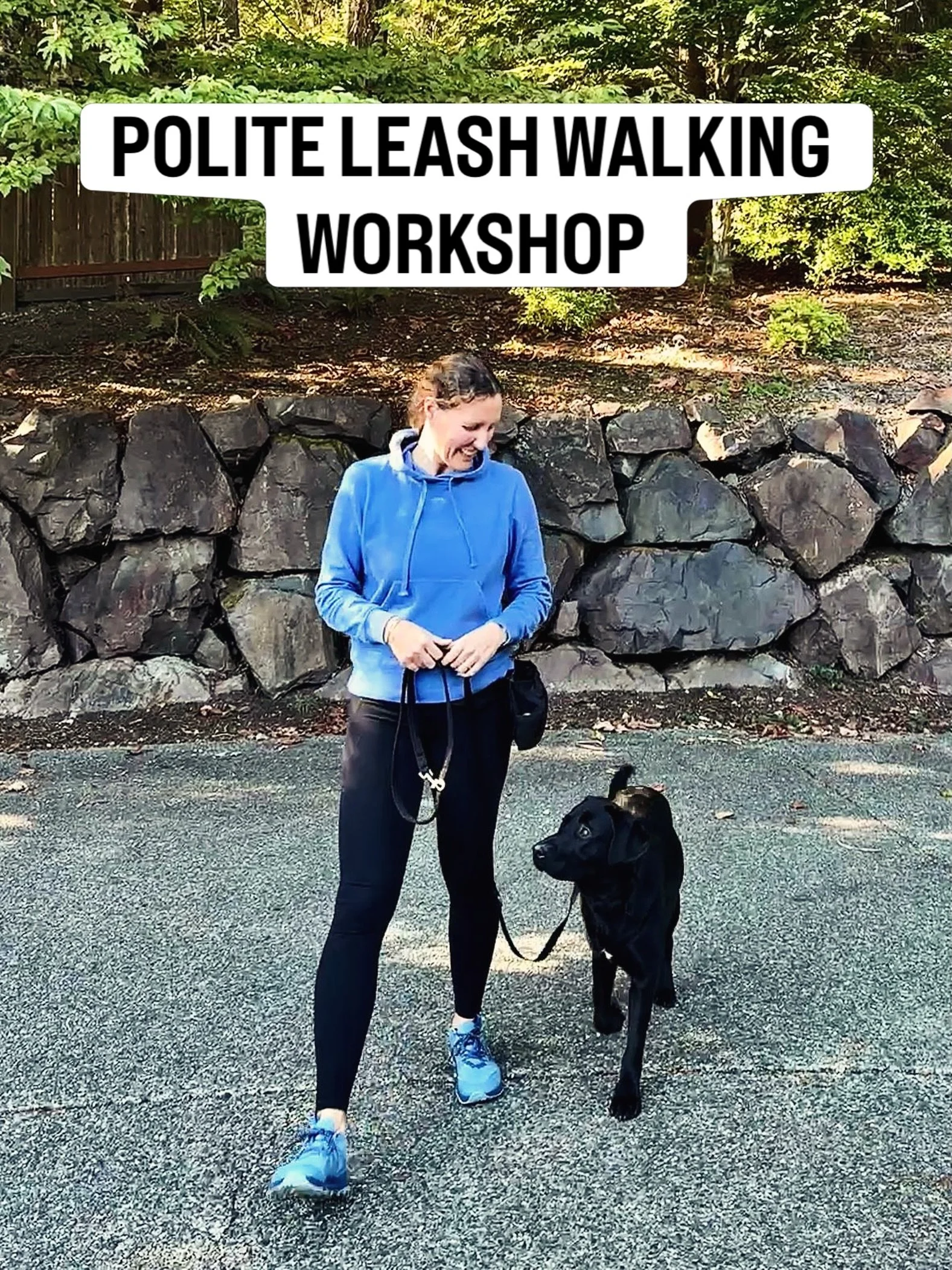 Next week, join trainer Stephanie Lewis for a 2-hour workshop designed to give you real tools to teach your dog to walk calmly by your side using positive reinforcement. 

WORKING SPOTS (bring your dog) and AUDITING SPOTS (without a dog) available! 
