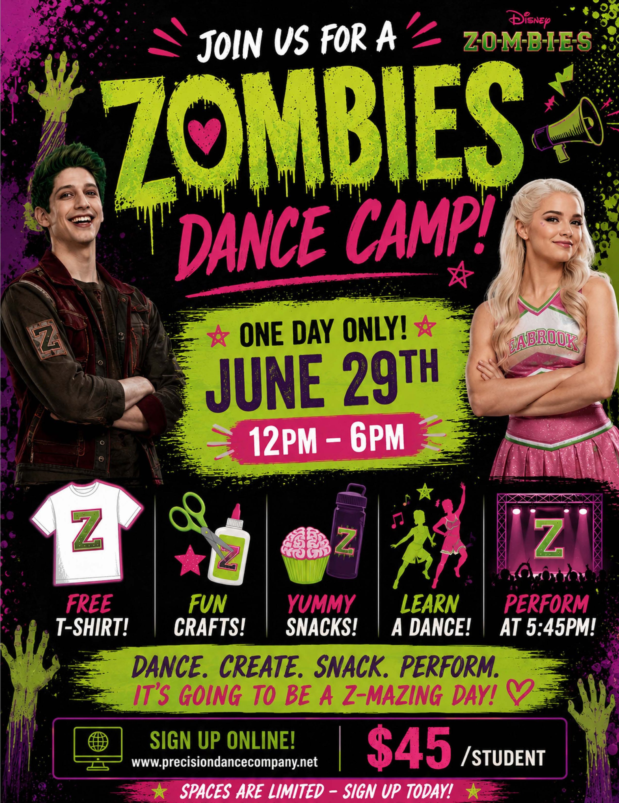 Zombies Dance Camp