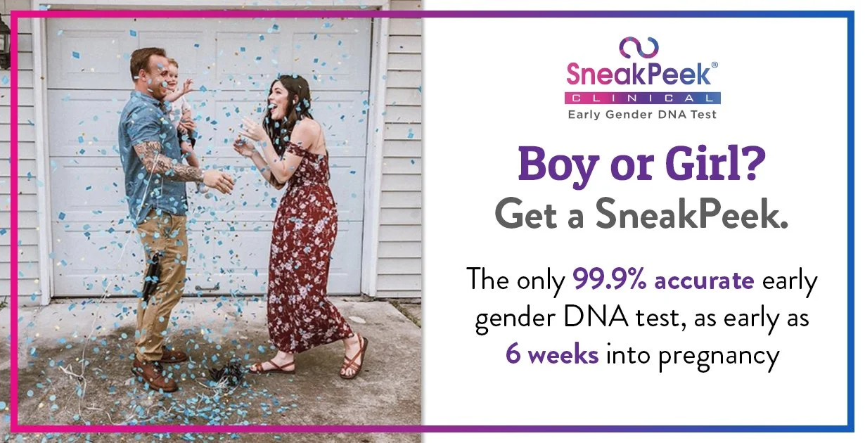 Early DNA Gender Testing in Houston - 6 Weeks SneakPeek Clinical