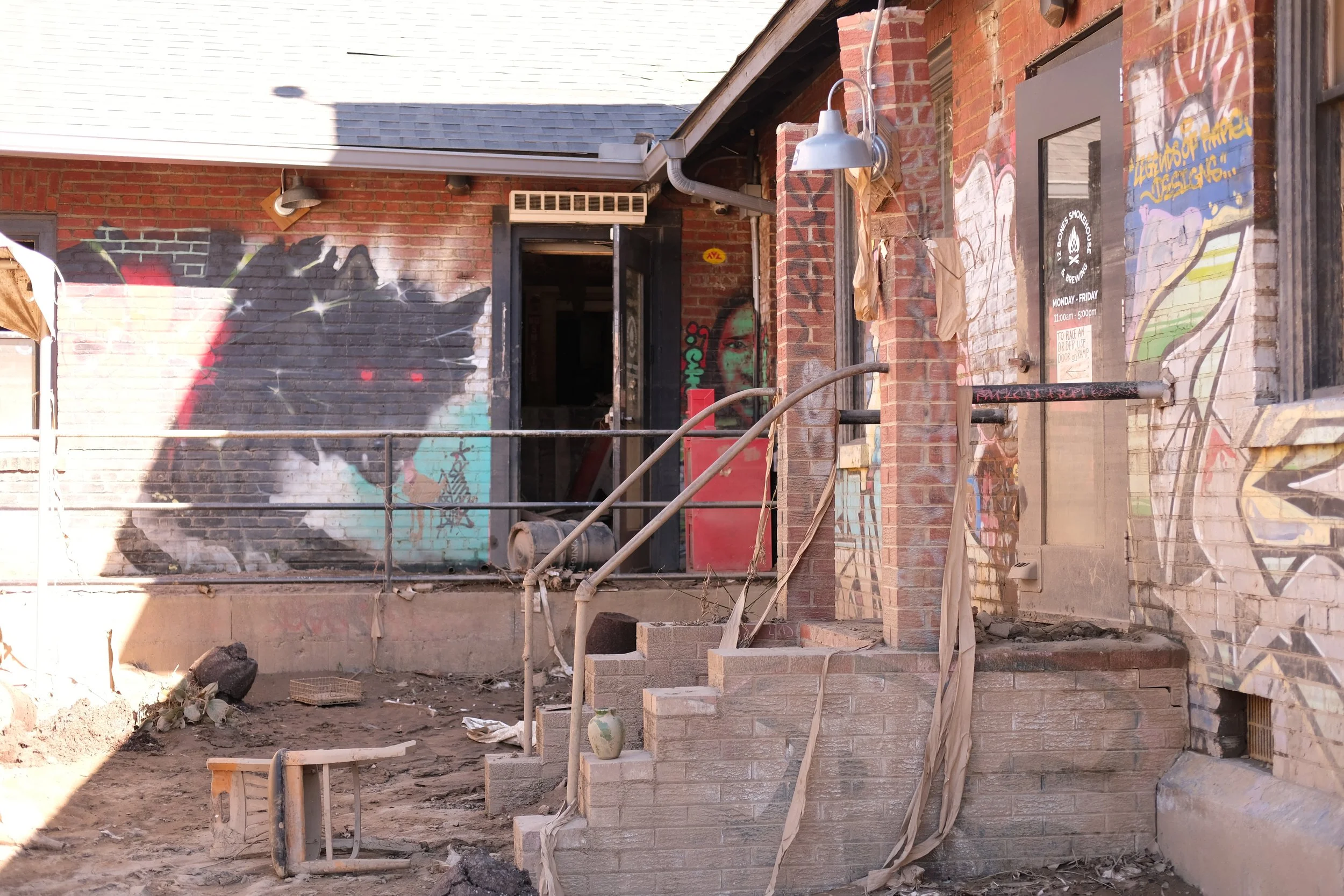 Asheville, NC, 2024 - two weeks after Hurricane Helene