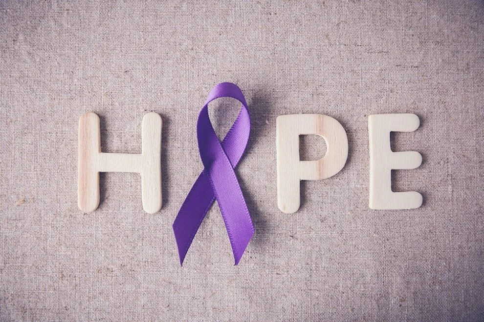Hope, Cancer Survivor Ribbon, Lavendar Cancer Ribbon, Hope in Survivorship, Cancer Survivor, Survivorship, Survivor Support, Health and Wellness for the Survivor