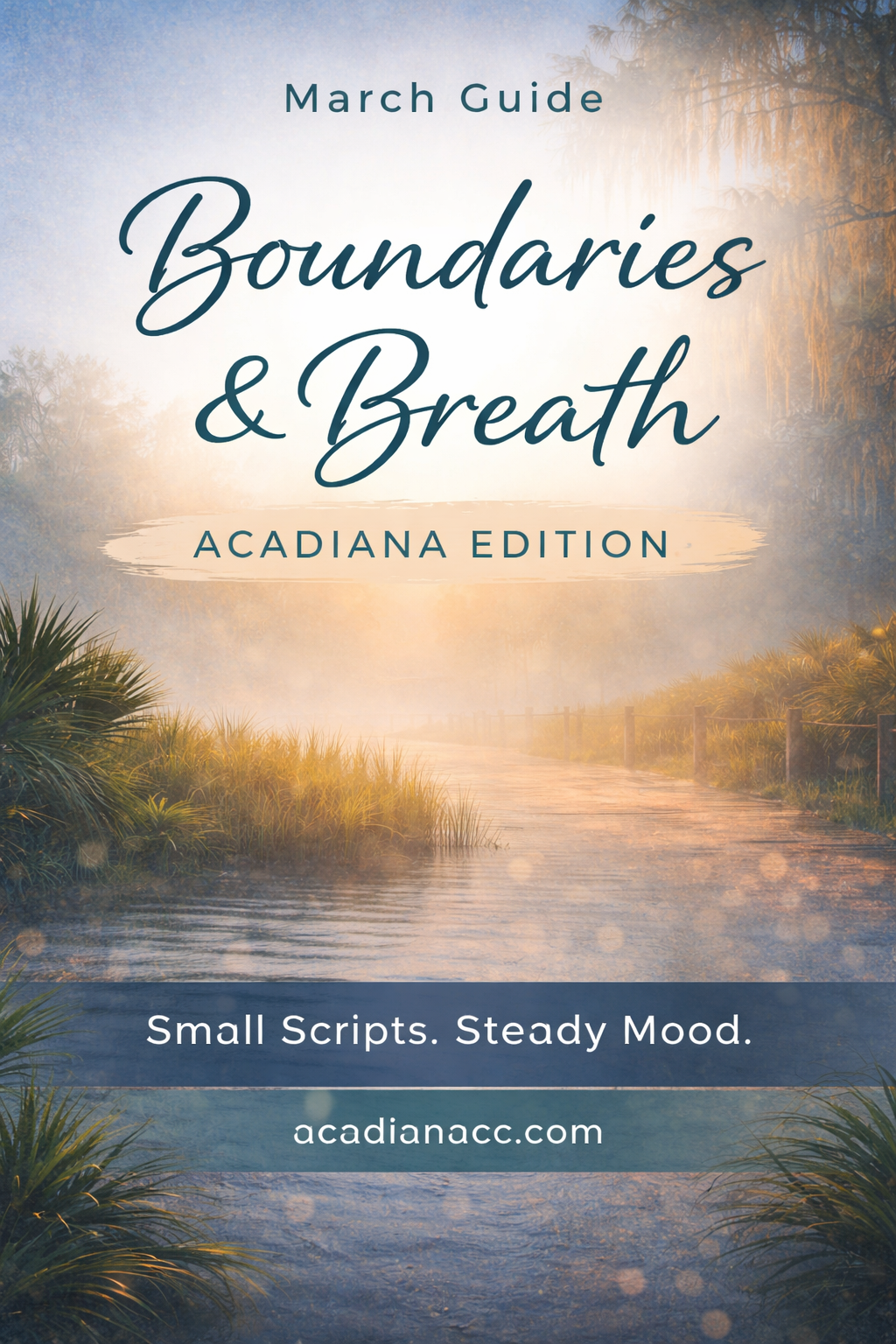March Guide: Boundaries and Breath: Acadiana Edition