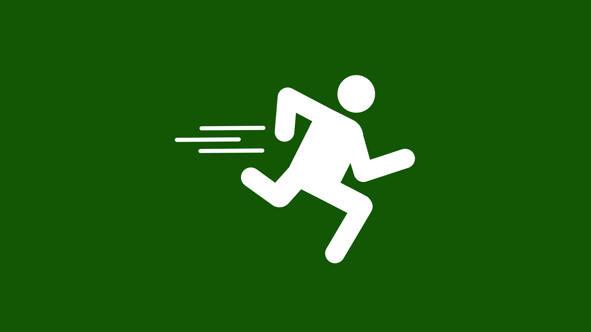 Señal de salida de emergencia con un icono de una persona corriendo.