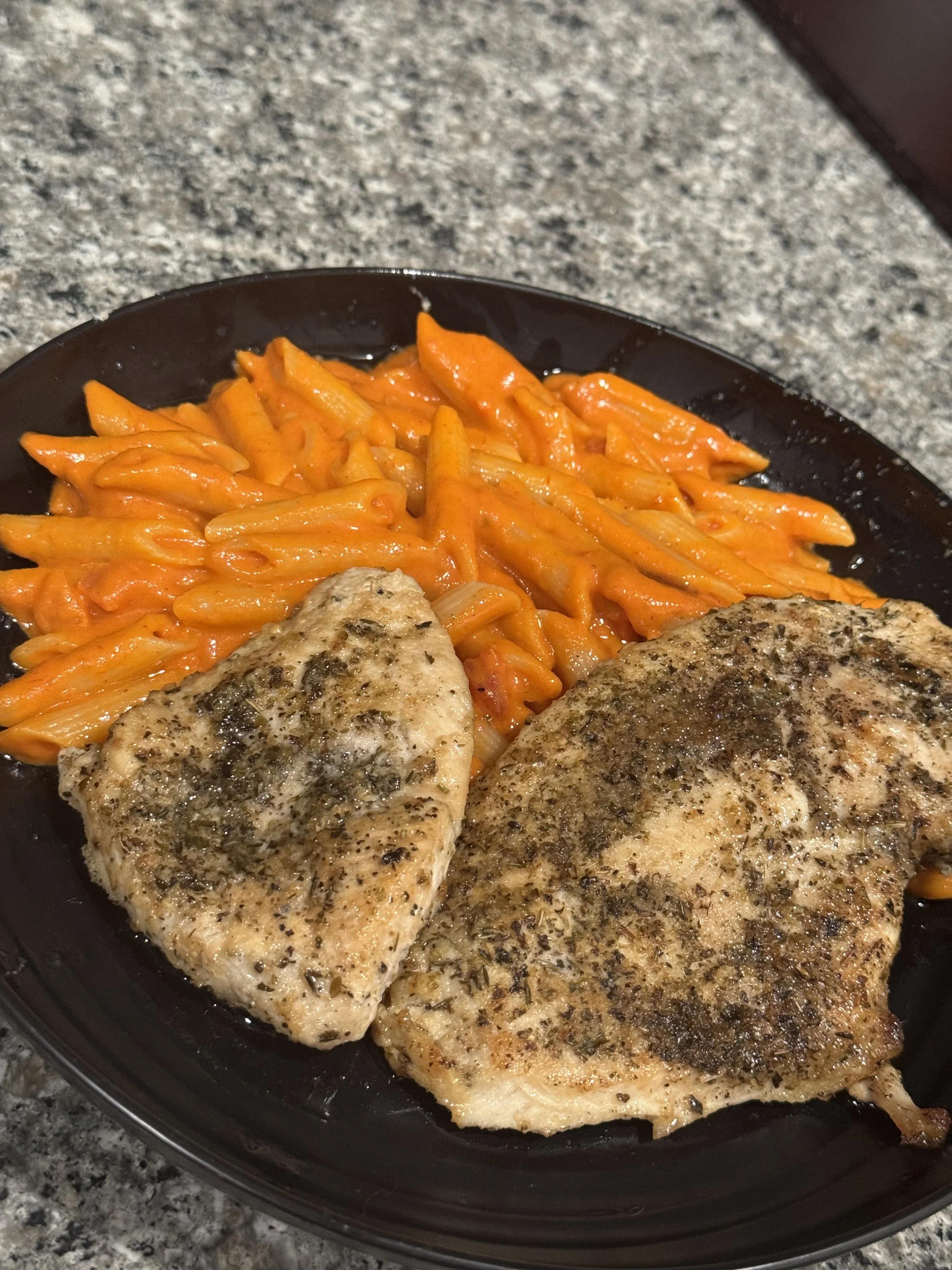 Parm chicken and vodka sauce.jpeg