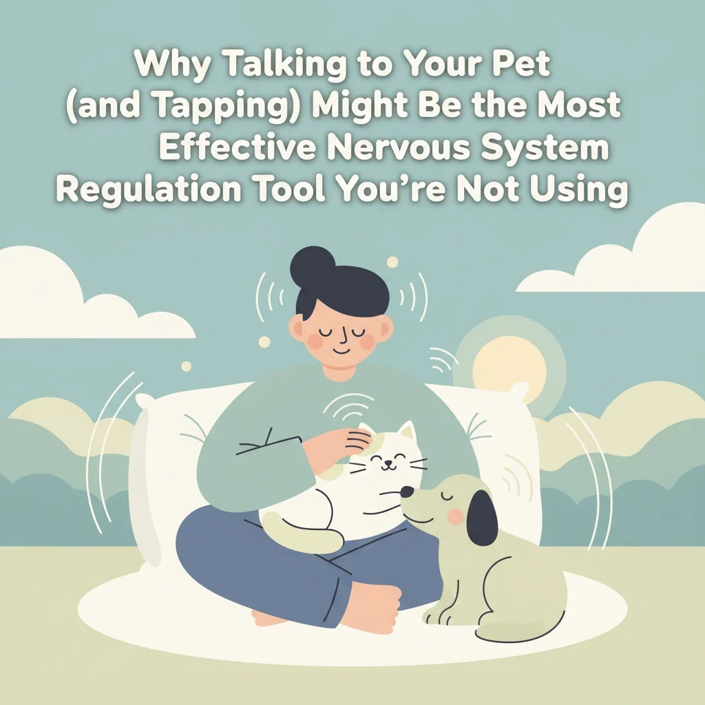 Why Talking to Your Pet (and Tapping) Might Be the Most Effective Nervous System Regulation Tool You're Not Using
