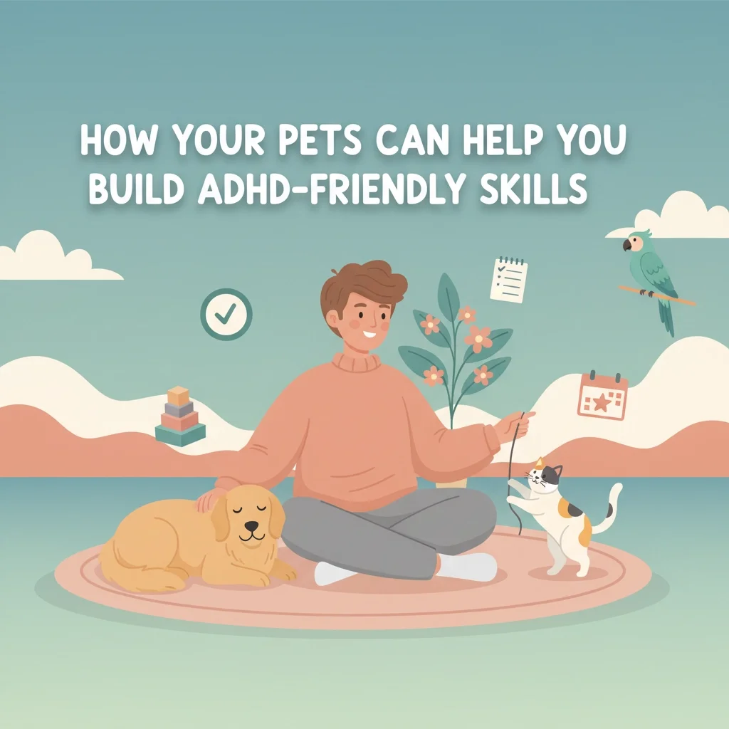 How Your Pets Can Help You Build ADHD-Friendly Skills