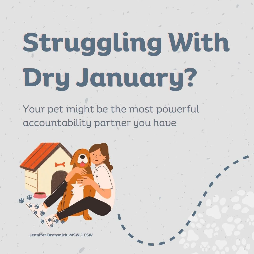 Struggling with Dry January?

Your pet is naturally wired for accountability. 

They pull you back into your body, interrupt craving loops, and anchor your routine with walks and connection.

When your lifestyle becomes rooted in movement and presenc