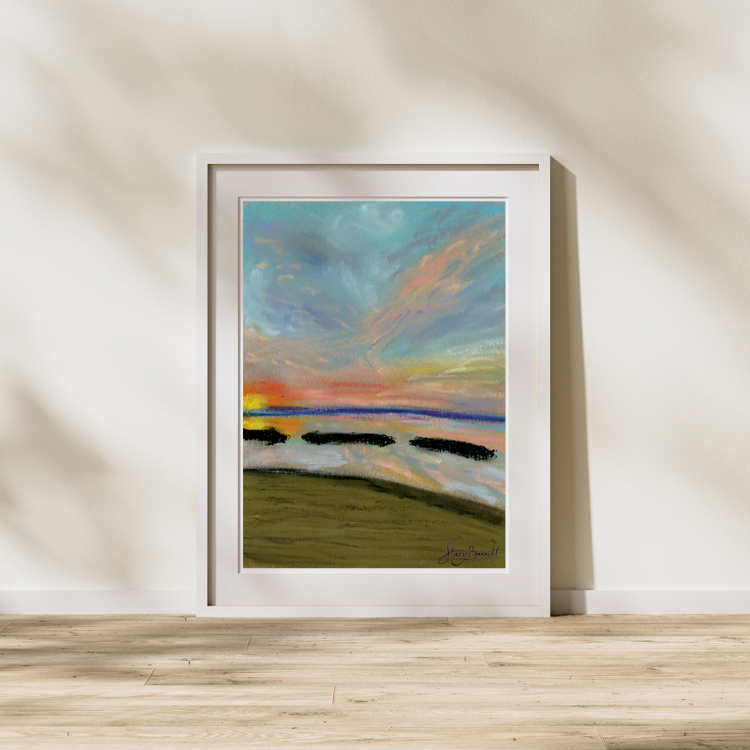 Sunset at NorthBay - 5x7 Framed.png
