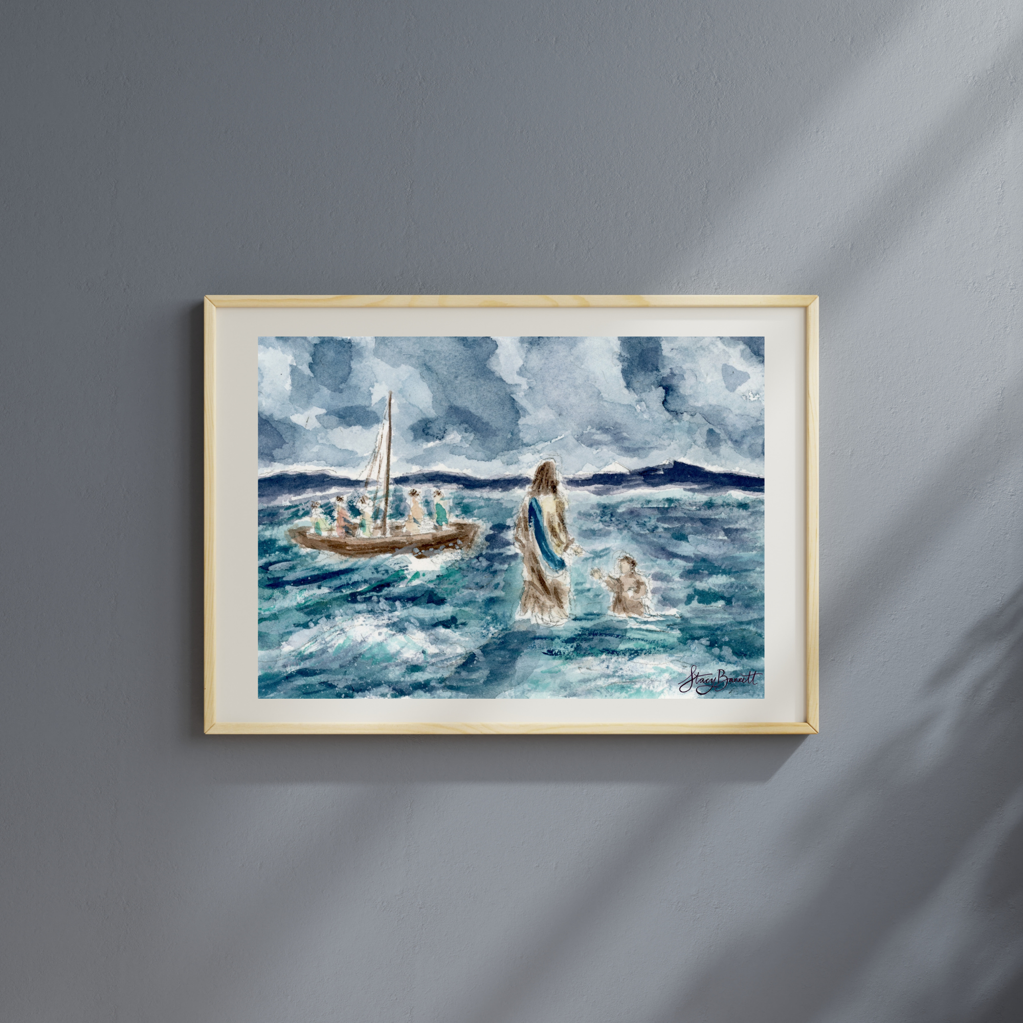Walking on Water - 5x7 Framed.png