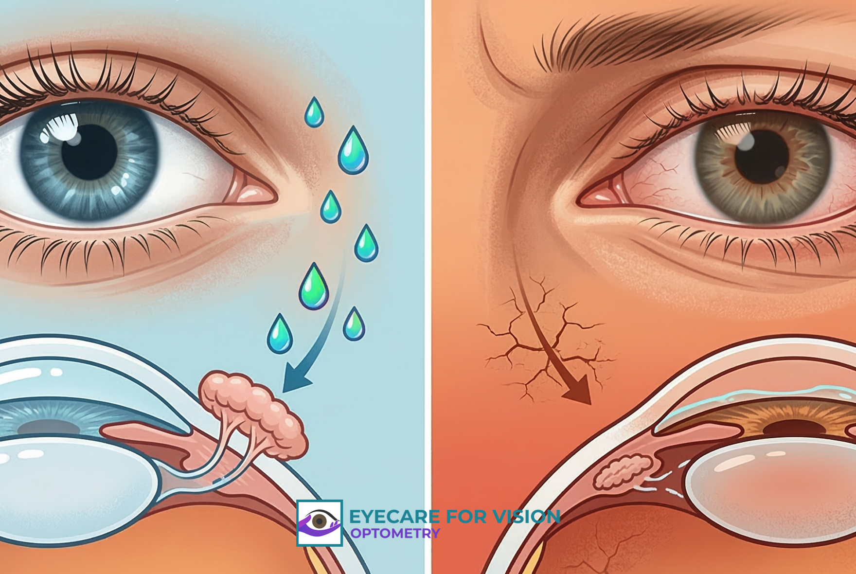 How Does Dehydration Impact Tear Production and Eye Comfort?