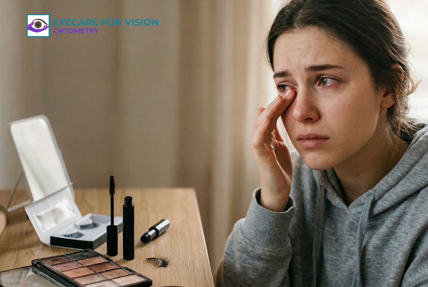 Why Do My Eyes Burn or Itch After Using Makeup or False Eyelashes?