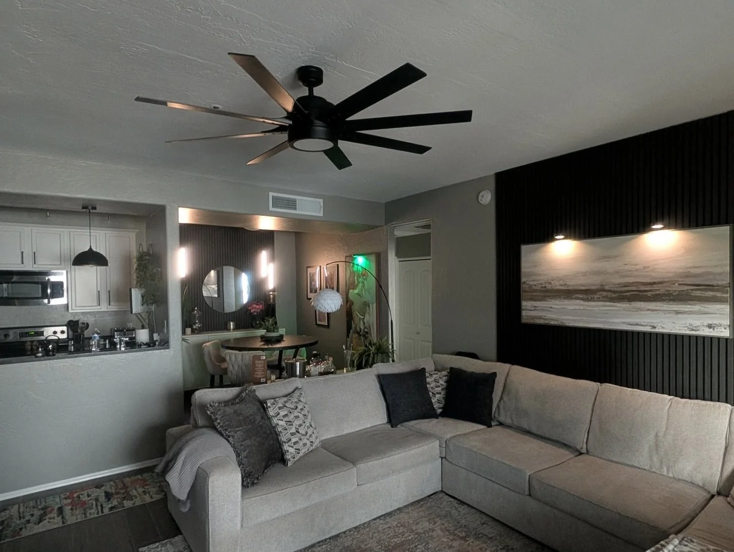 🏙️ Enhance your condo or apartment&mdash;no construction required.
With our specialized installation techniques, our acoustic slat wall panels can be mounted as easily as a picture frame. That means a dramatic upgrade in style and sound without perm