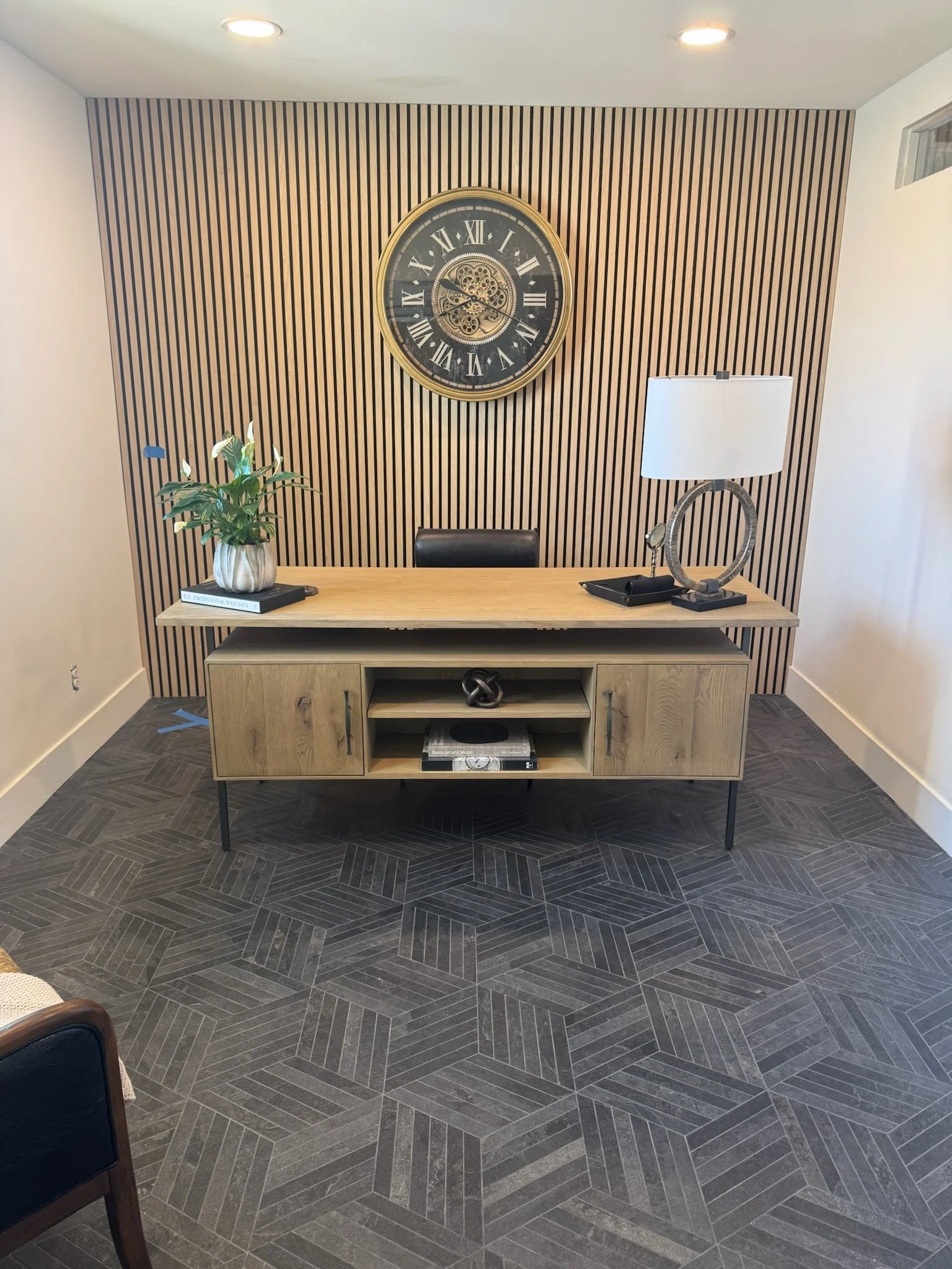 Acoustic Slat Panels Office Decor