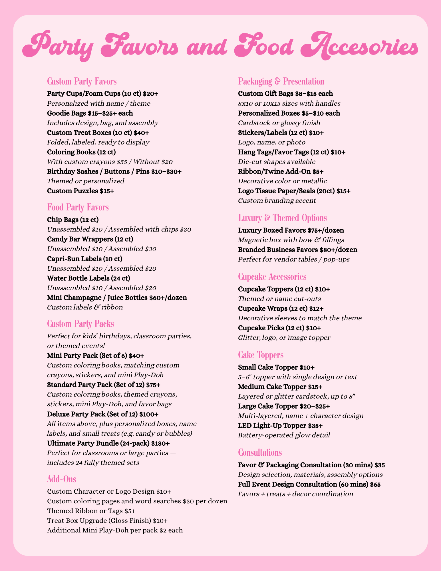 **non-refundable half down deposit is due at time of ordering, design will not be started until received**