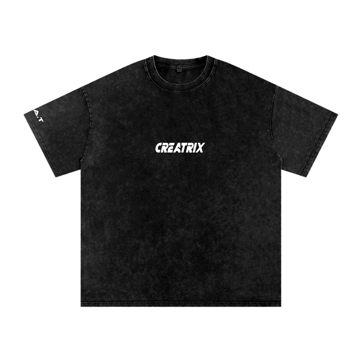 CREATRiX Cover Snow Washed Oversized Cotton T-Shirt