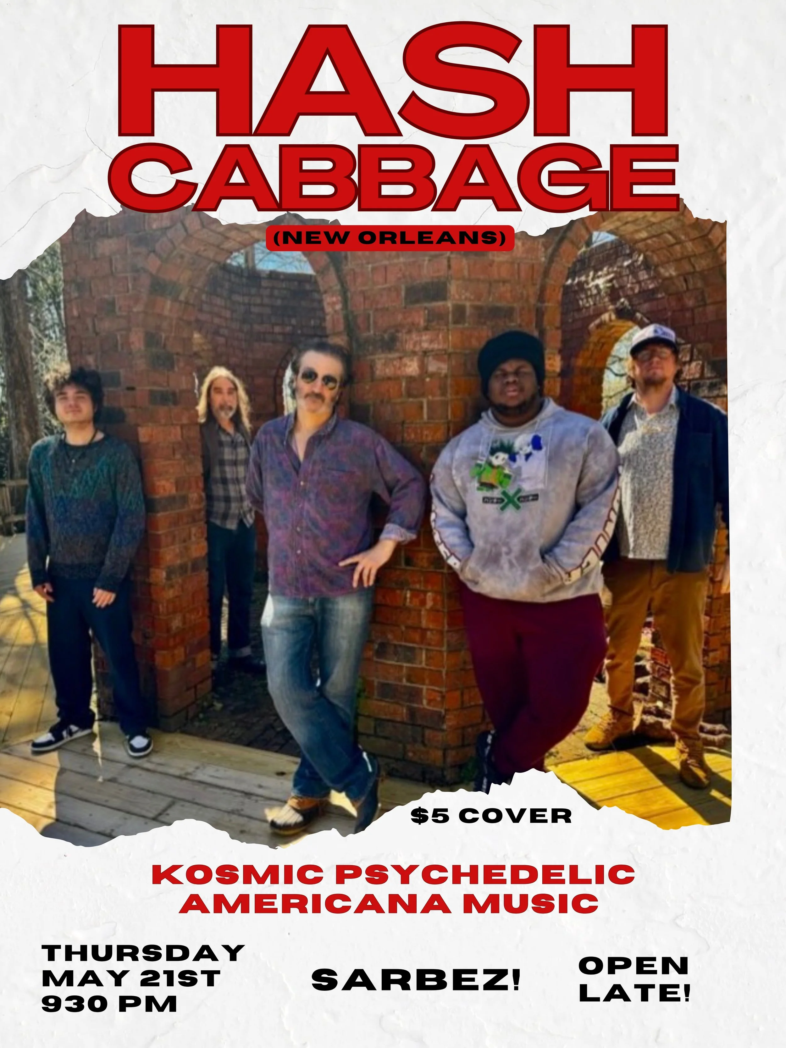 Hash Cabbage (open late!)