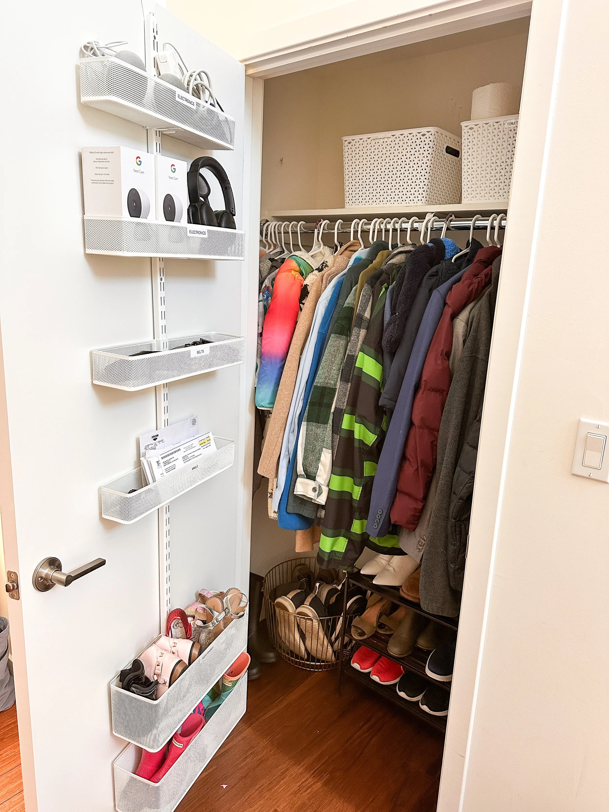 Hallway Closet Organization