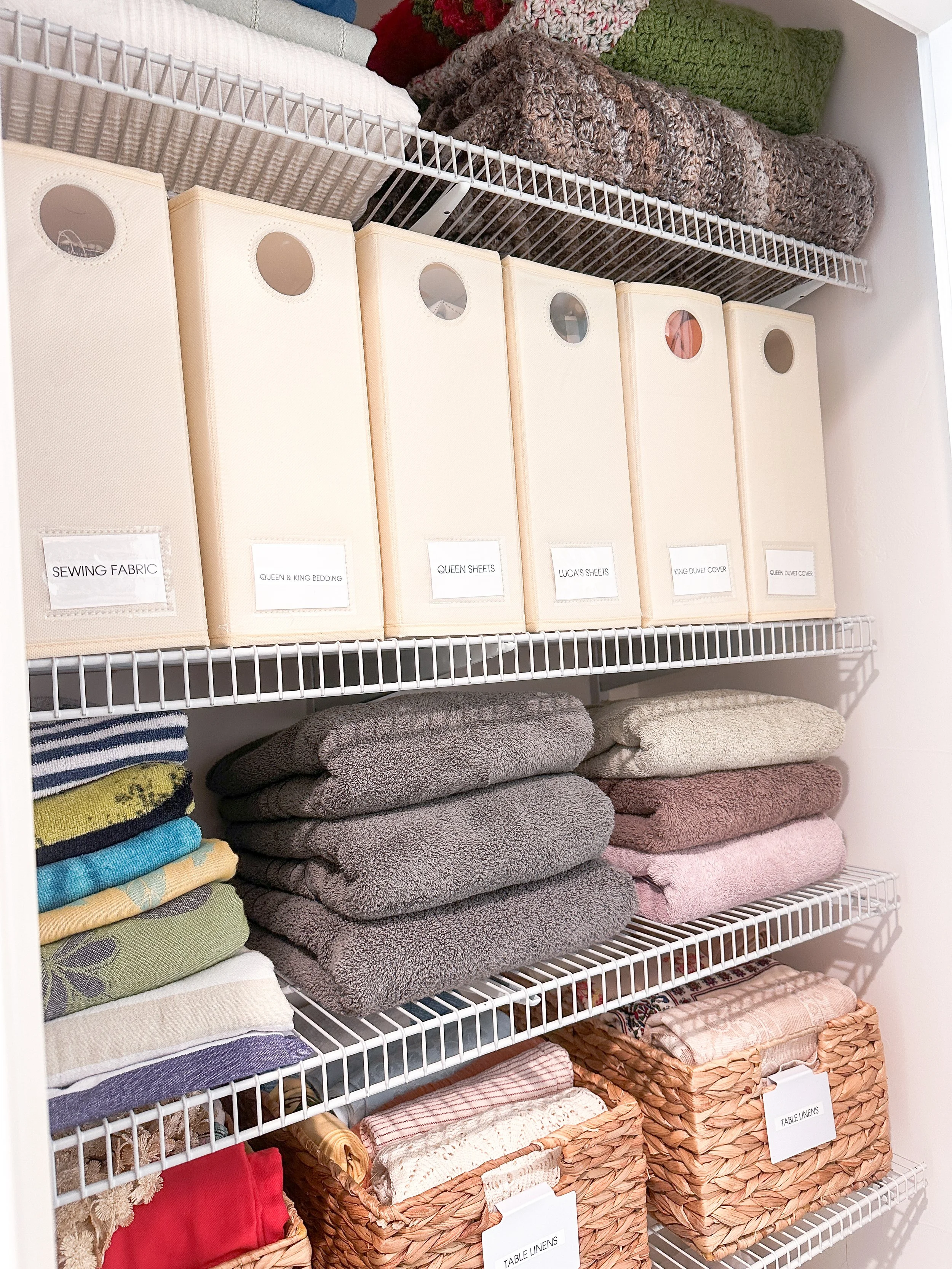 Linen Organization
