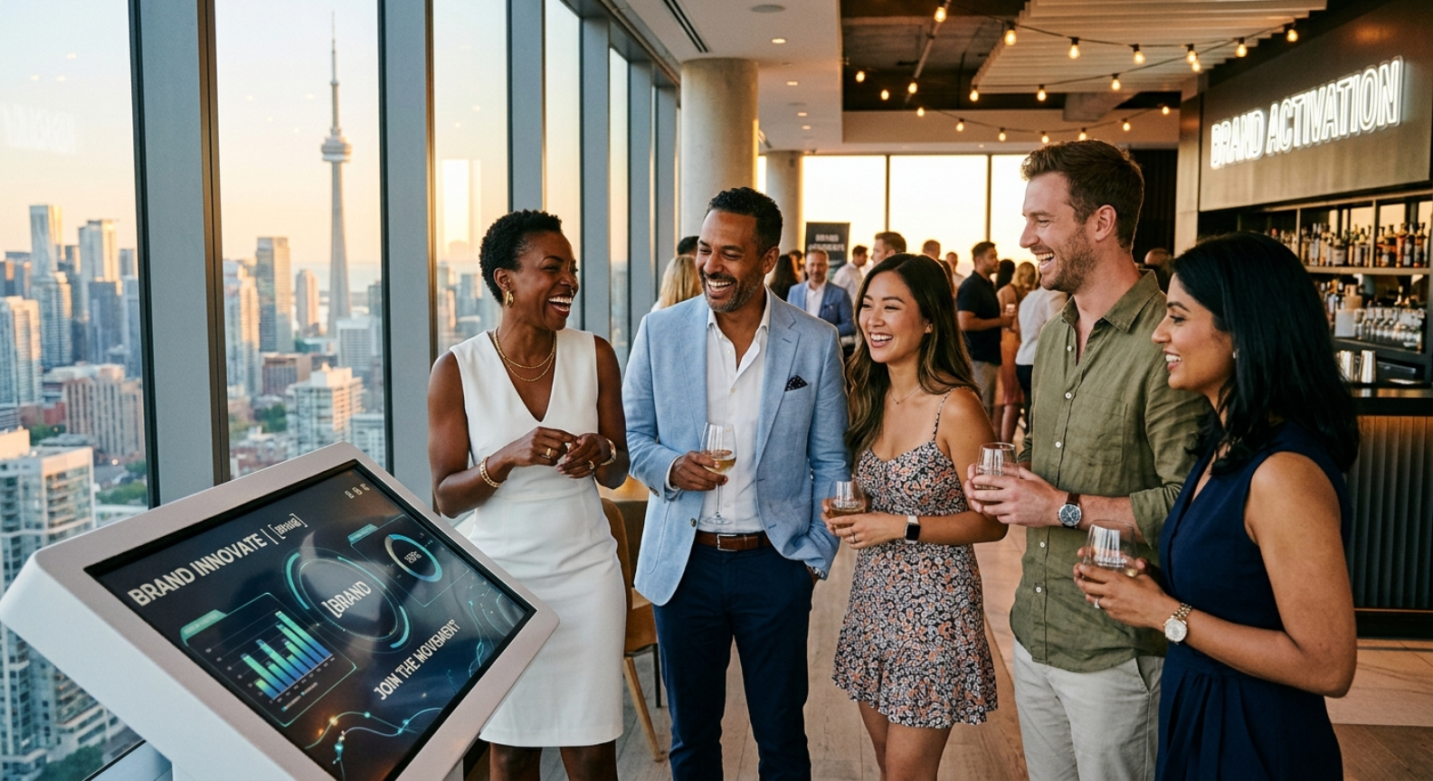 Corporate brand activation event Toronto summer 2026 professionals