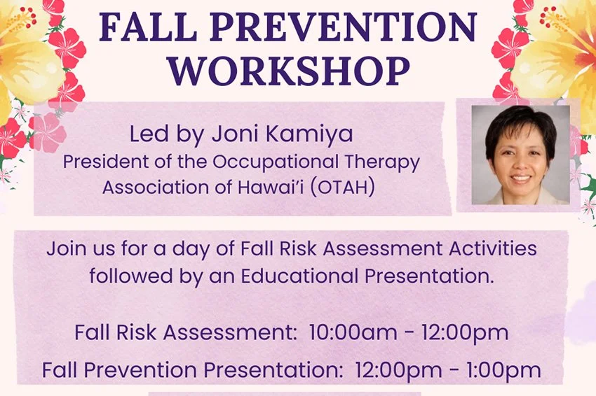 Fall Prevention Workshop in Hilo by Project Dana