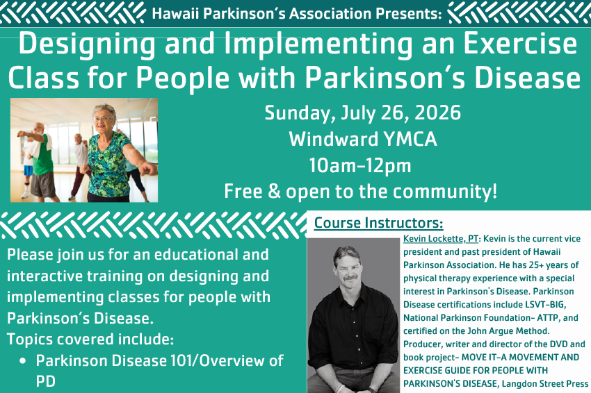 Exercise Class for People with Parkinson’s Disease