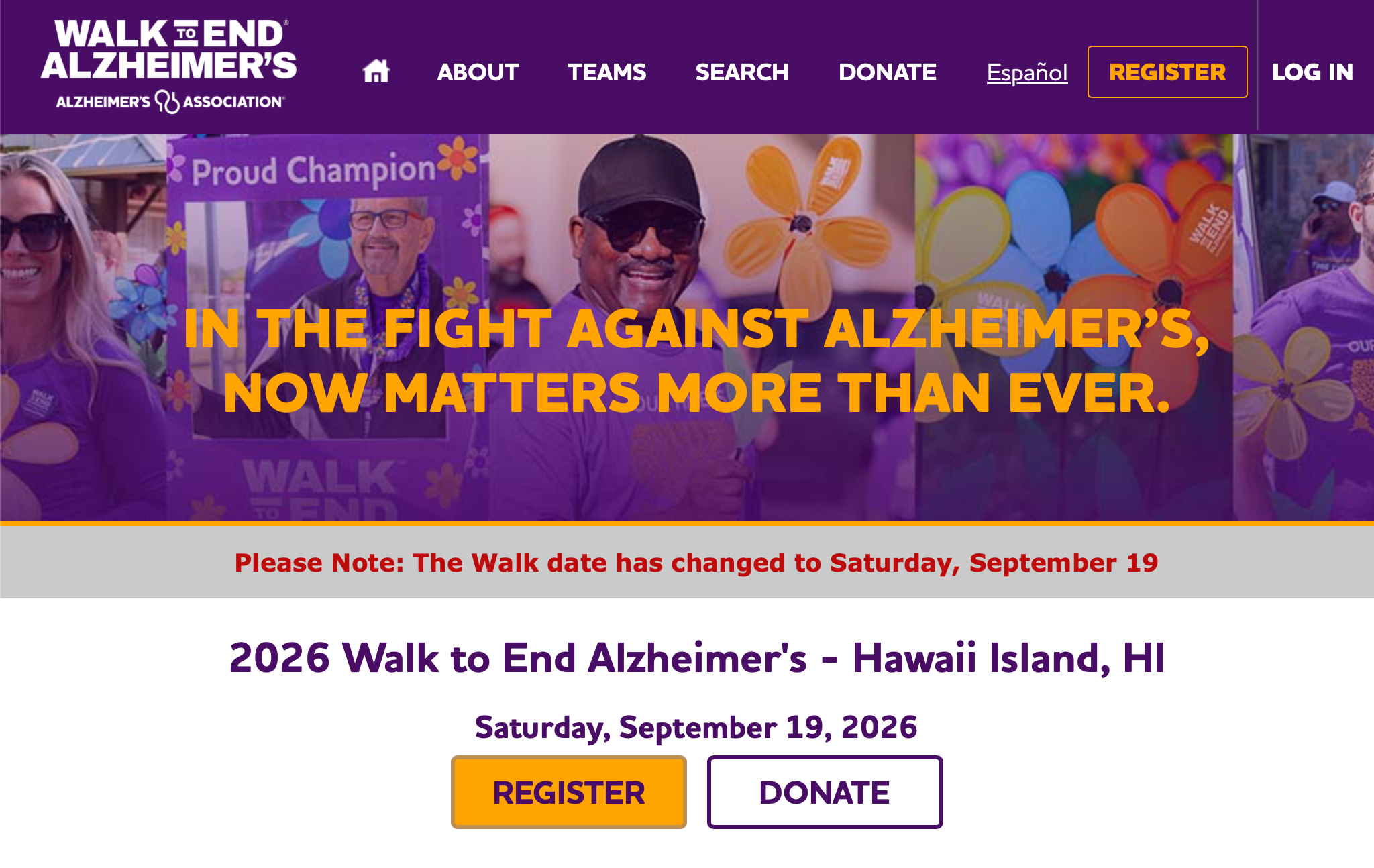 2026 Walk to End Alzheimer's