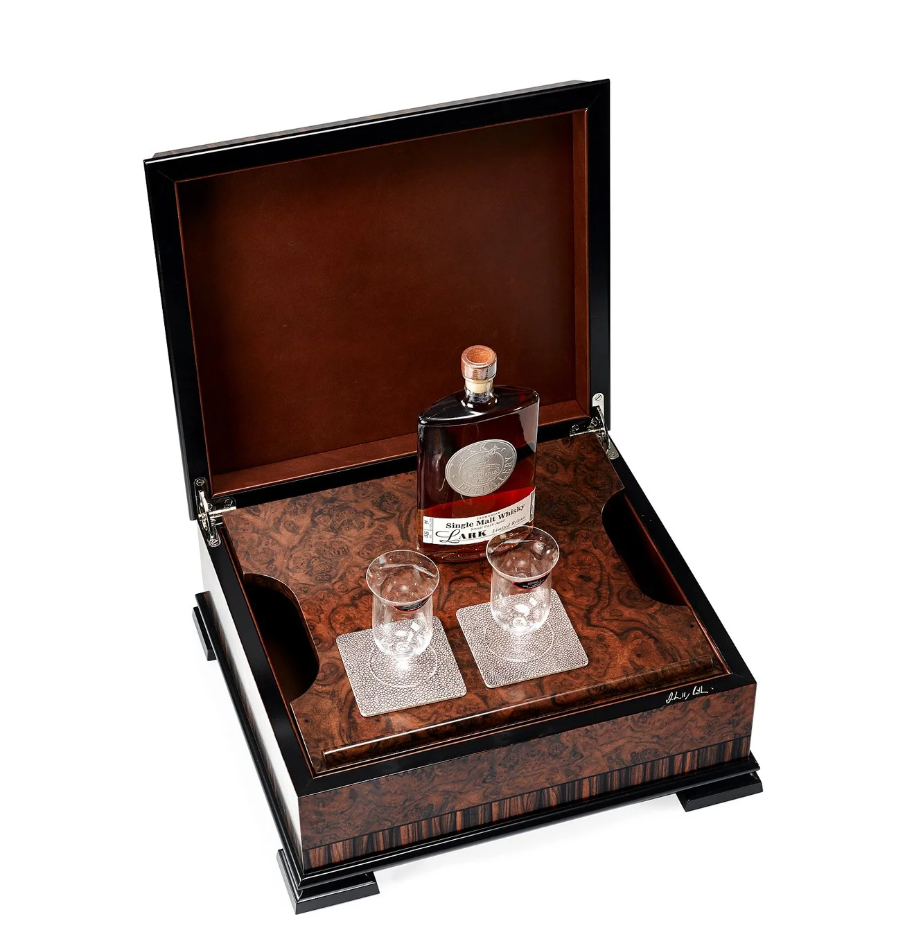 CUTLER BOOK & WHISKY BOX