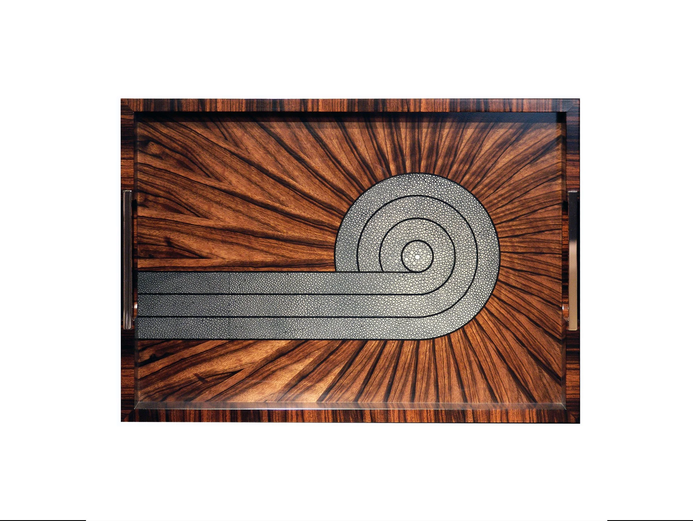 SERVING TRAY - SPIRAL DESIGN