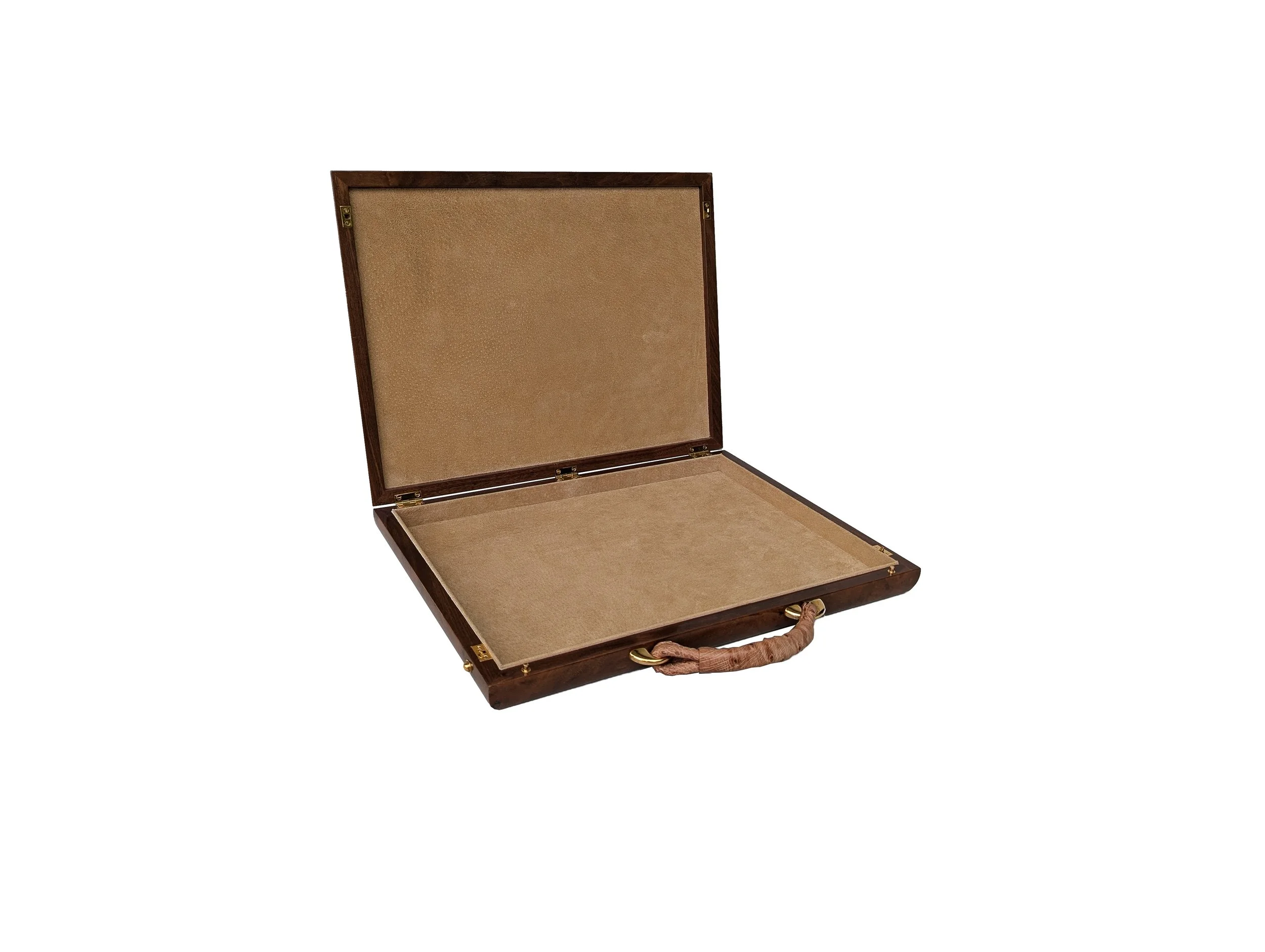 DOCUMENT CASE - WALNUT & TULIPWOOD INLAY — Boucher & Co