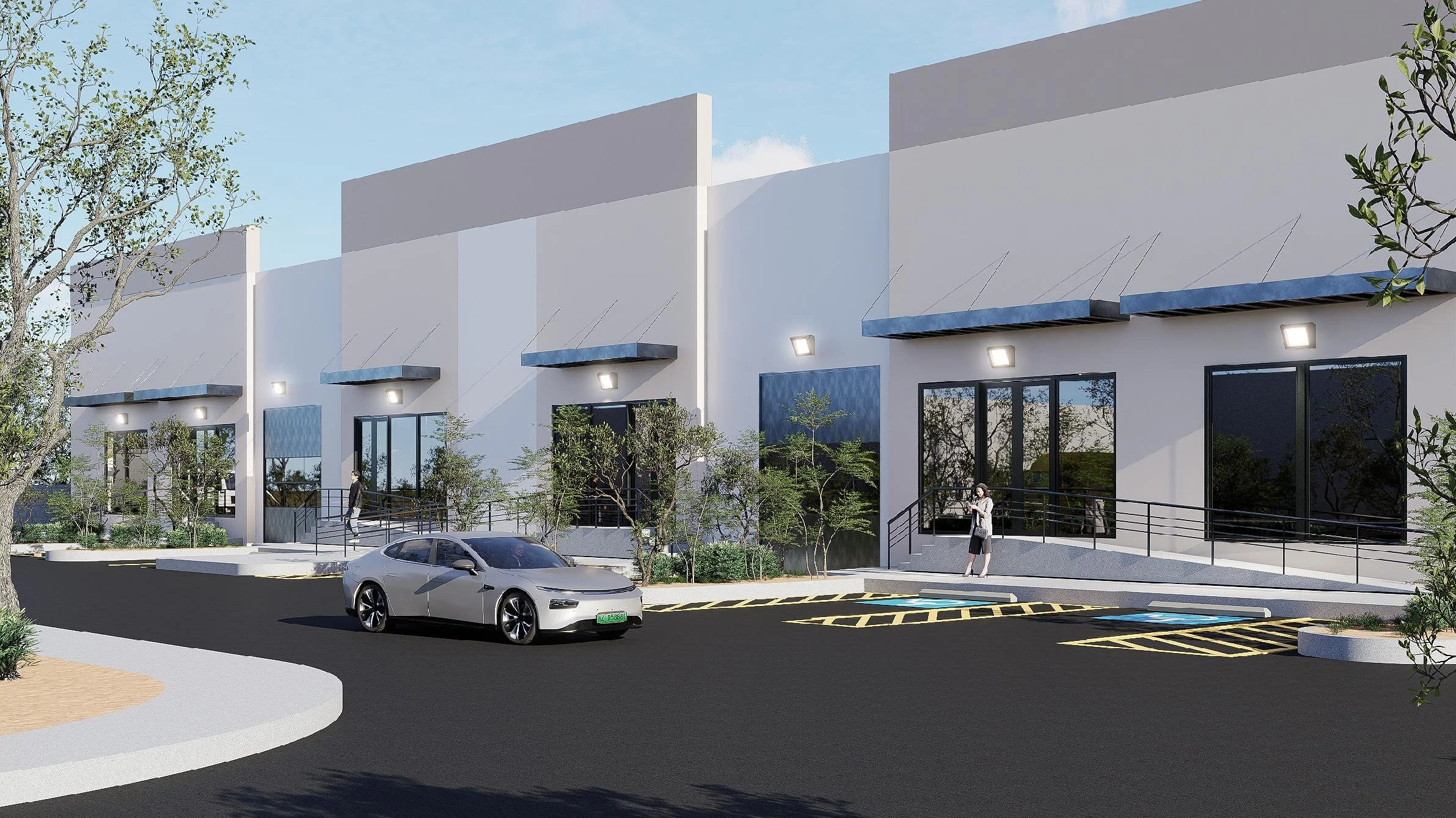 Pepper Lane industrial flex building exterior in Las Vegas, Nevada