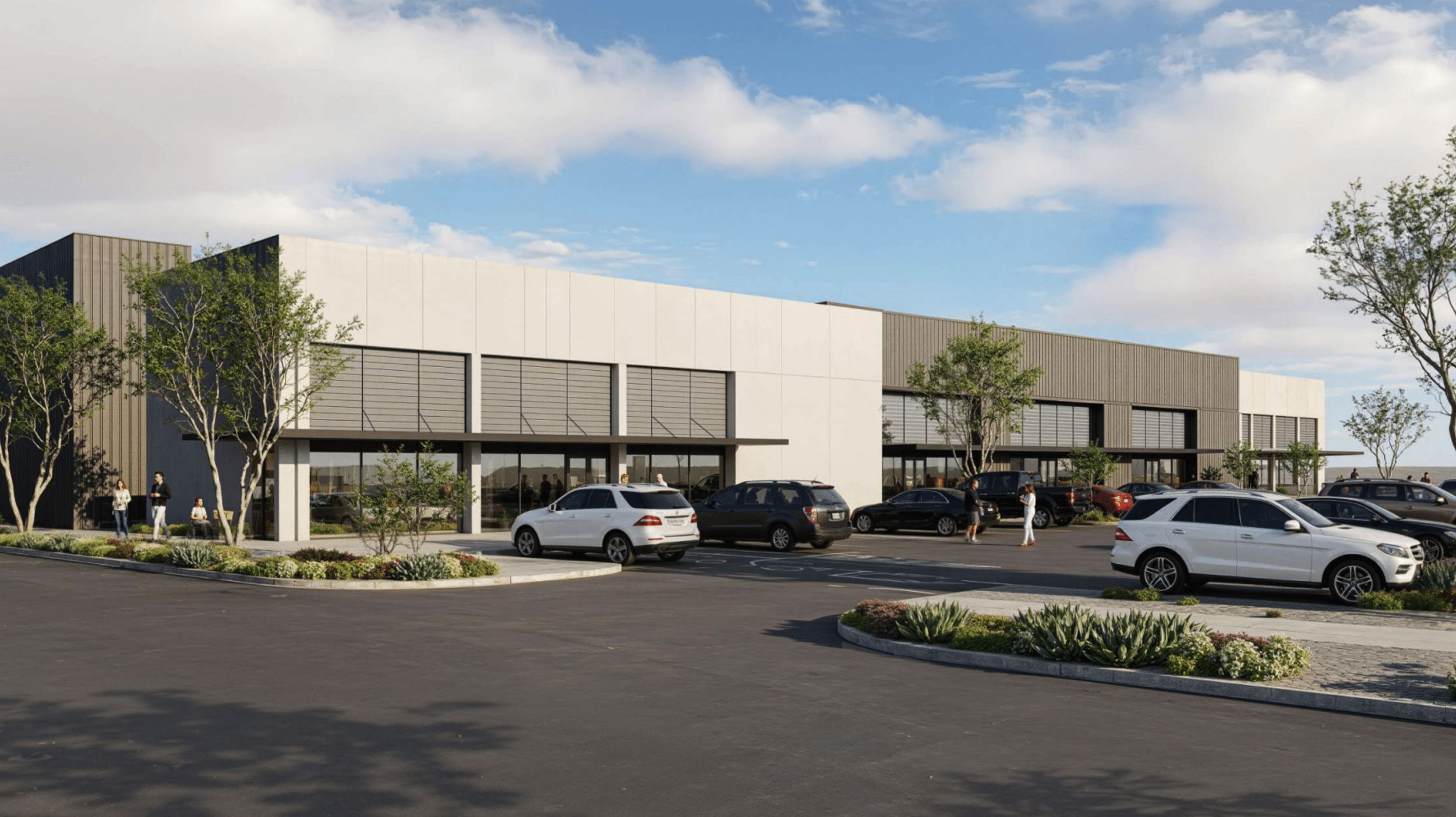 Longbow Commerce Park flexible commercial space exterior