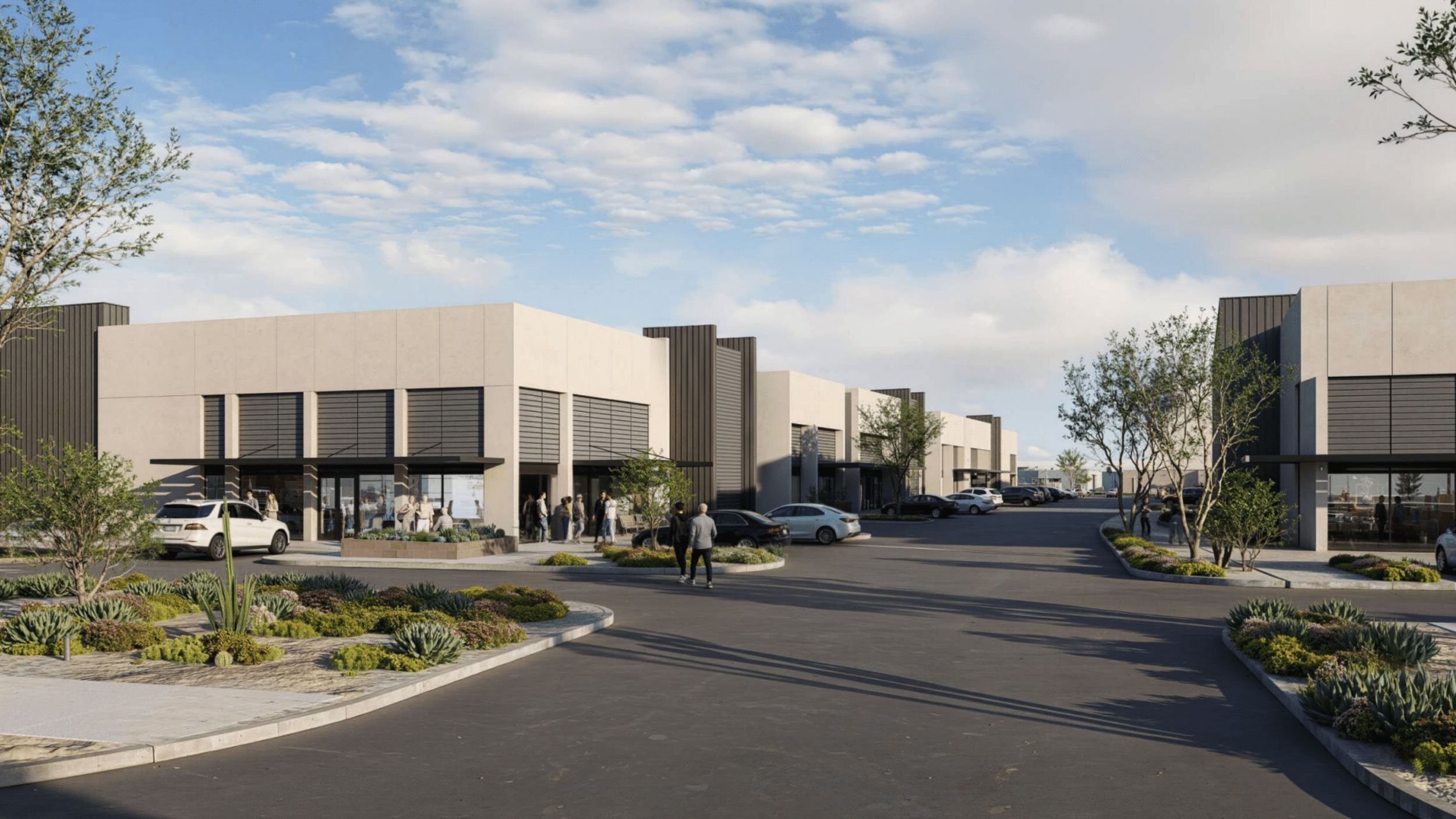 Longbow Commerce Park business park rendering in Mesa, Arizona