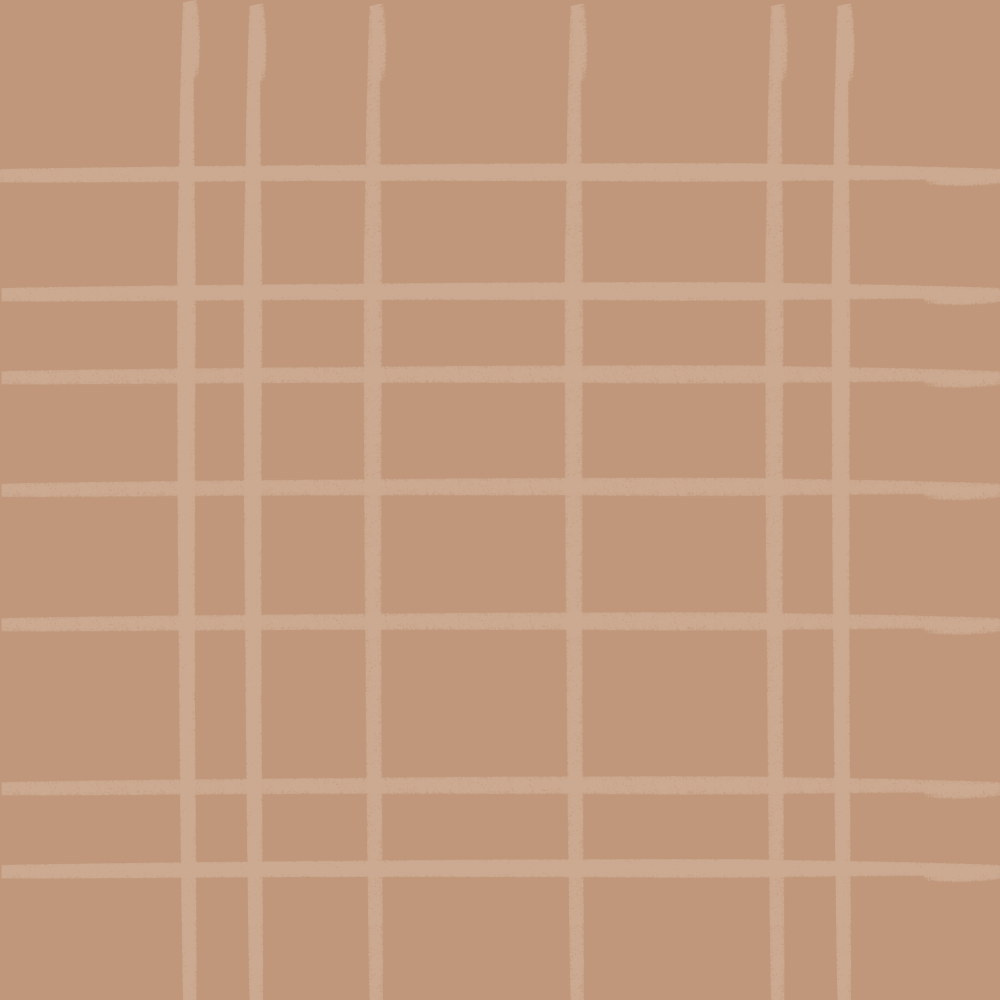 Brown plaid pattern with beige lines