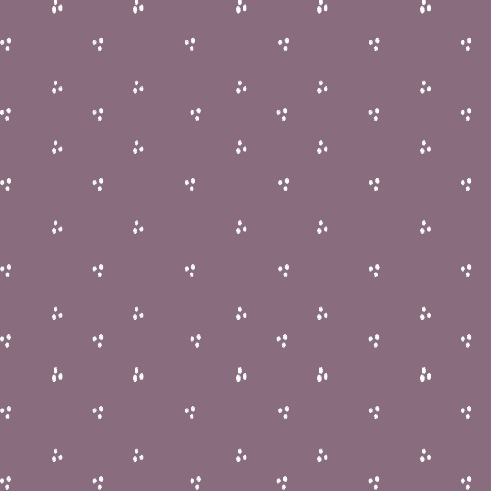 Pattern of small white triangles on a purple background