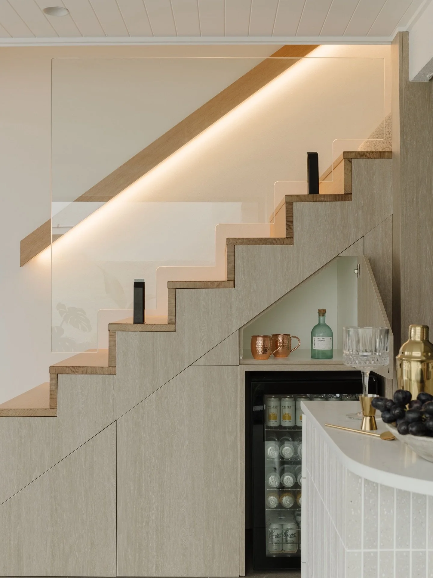 Apartment kitchens really need to work.

Storage becomes everything, so every cabinet, corner and panel here was designed with purpose - nothing wasted, nothing just for show.

Clean lines keep it feeling calm, while the layered joinery hides all the