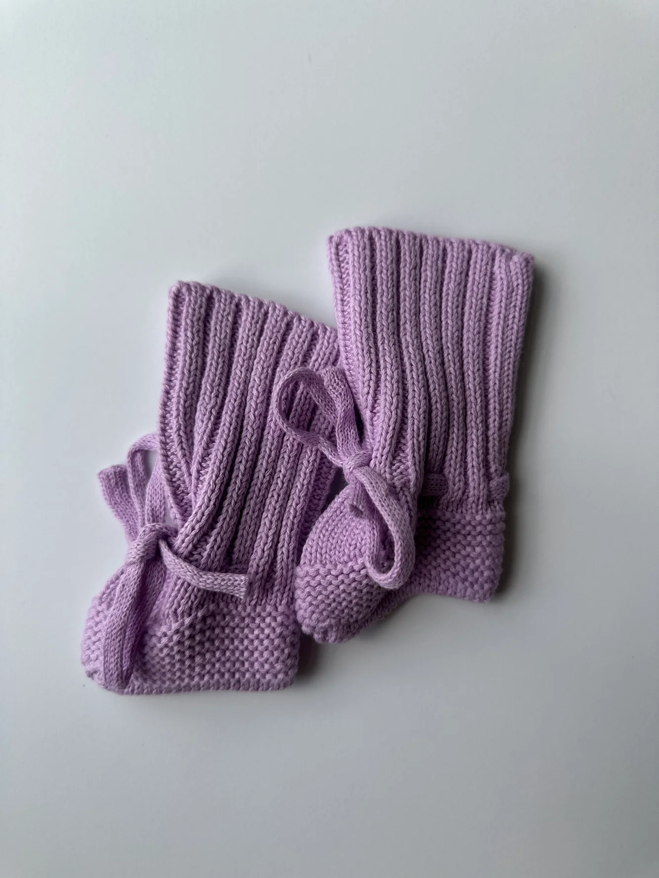 Cotton Baby Booties Set-Lilac.webp