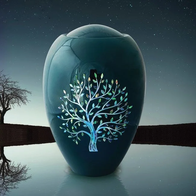 Shell Art Urn Series