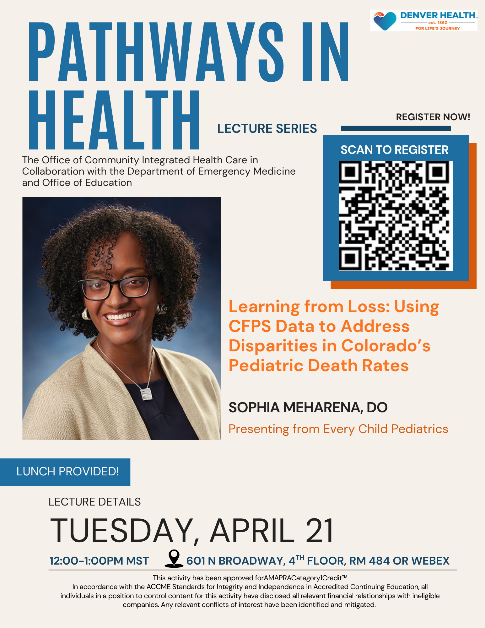 Pathways in Health Lecture Series