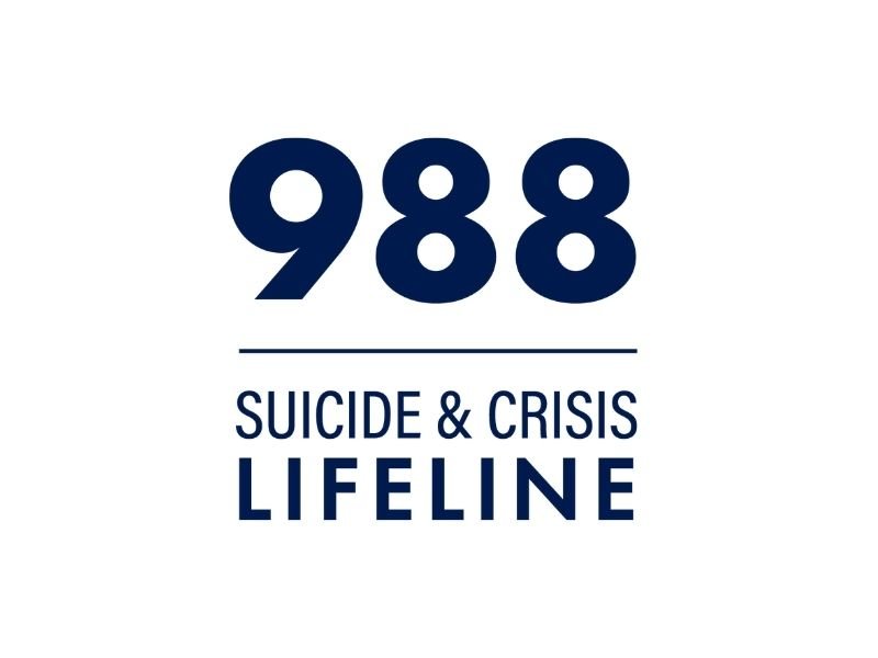 988 Suicide and Crisis Lifeline logo