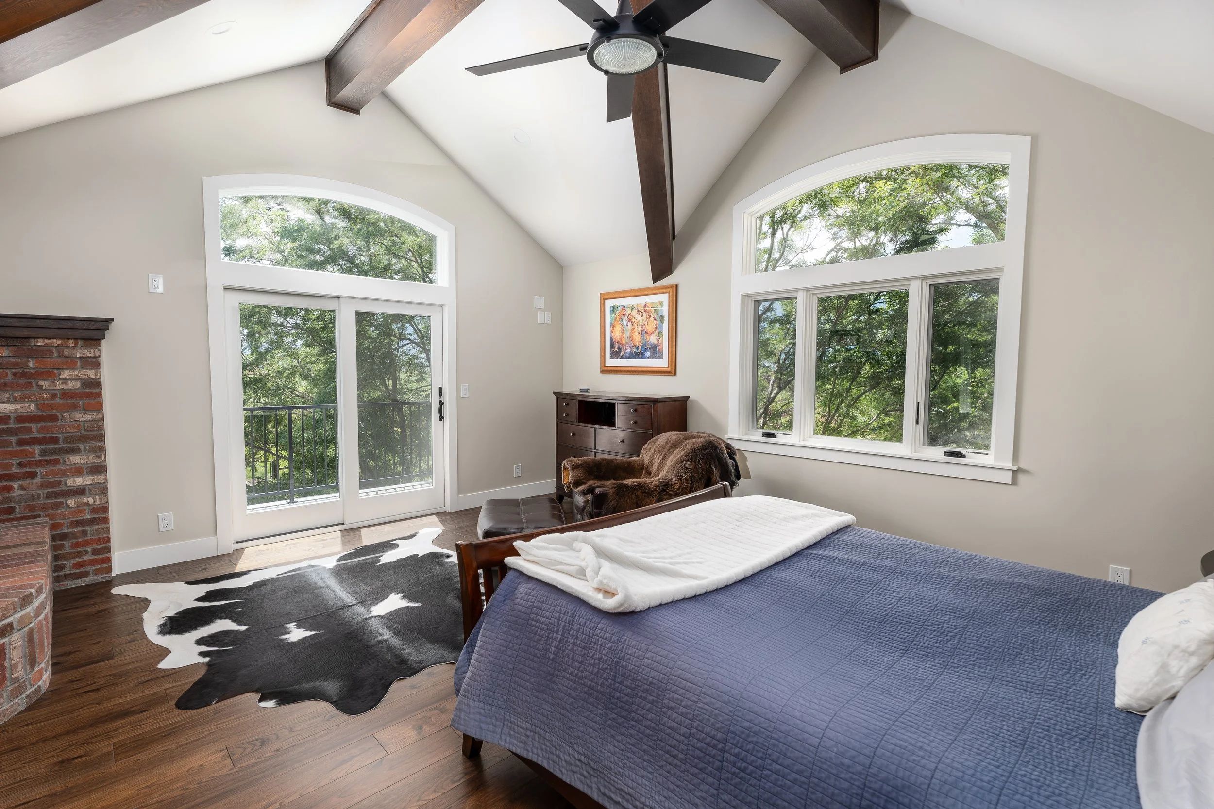 Professional edited real estate photography of a ranch in Gardnerville, Nevada. 