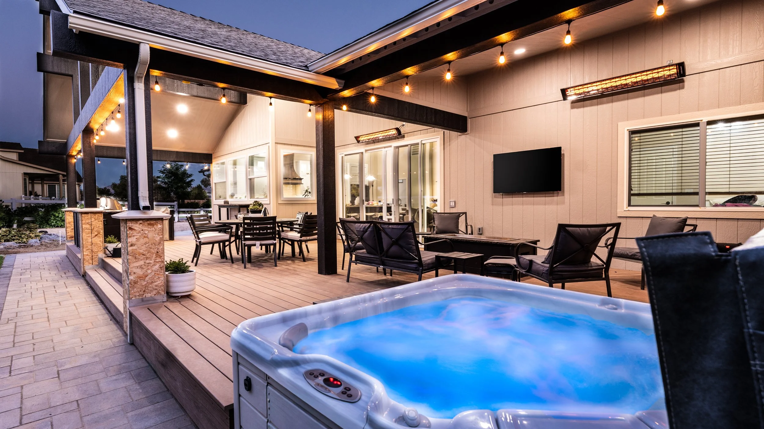 Twilight real estate photography in Northern Nevada. 