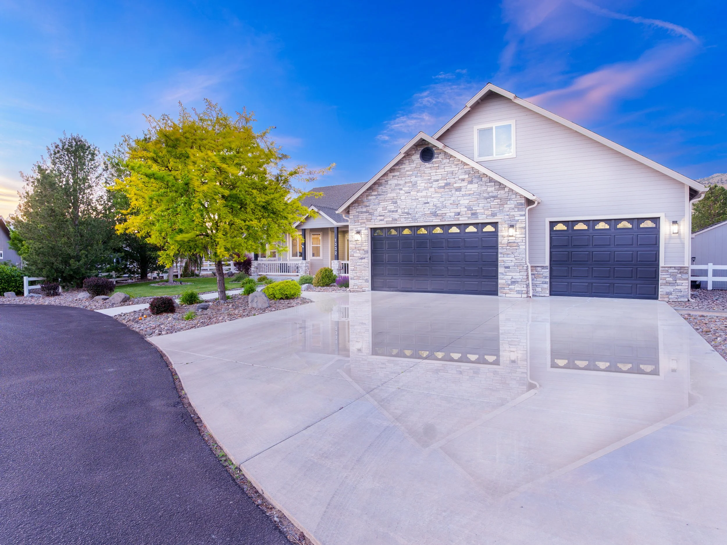 Exterior elevation and approach, Lookout Drive, Northern Nevada