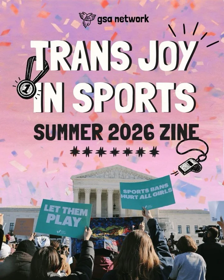 🏈Are you a former, current or aspiring trans, nonbinary or Two Spirit youth athlete? WE WANT TO HEAR FROM YOU! We&rsquo;re running an OPEN CALL for zine submissions to our 2026 Trans Joy in Sports zine!

🎾We know that sports play an impactful role 
