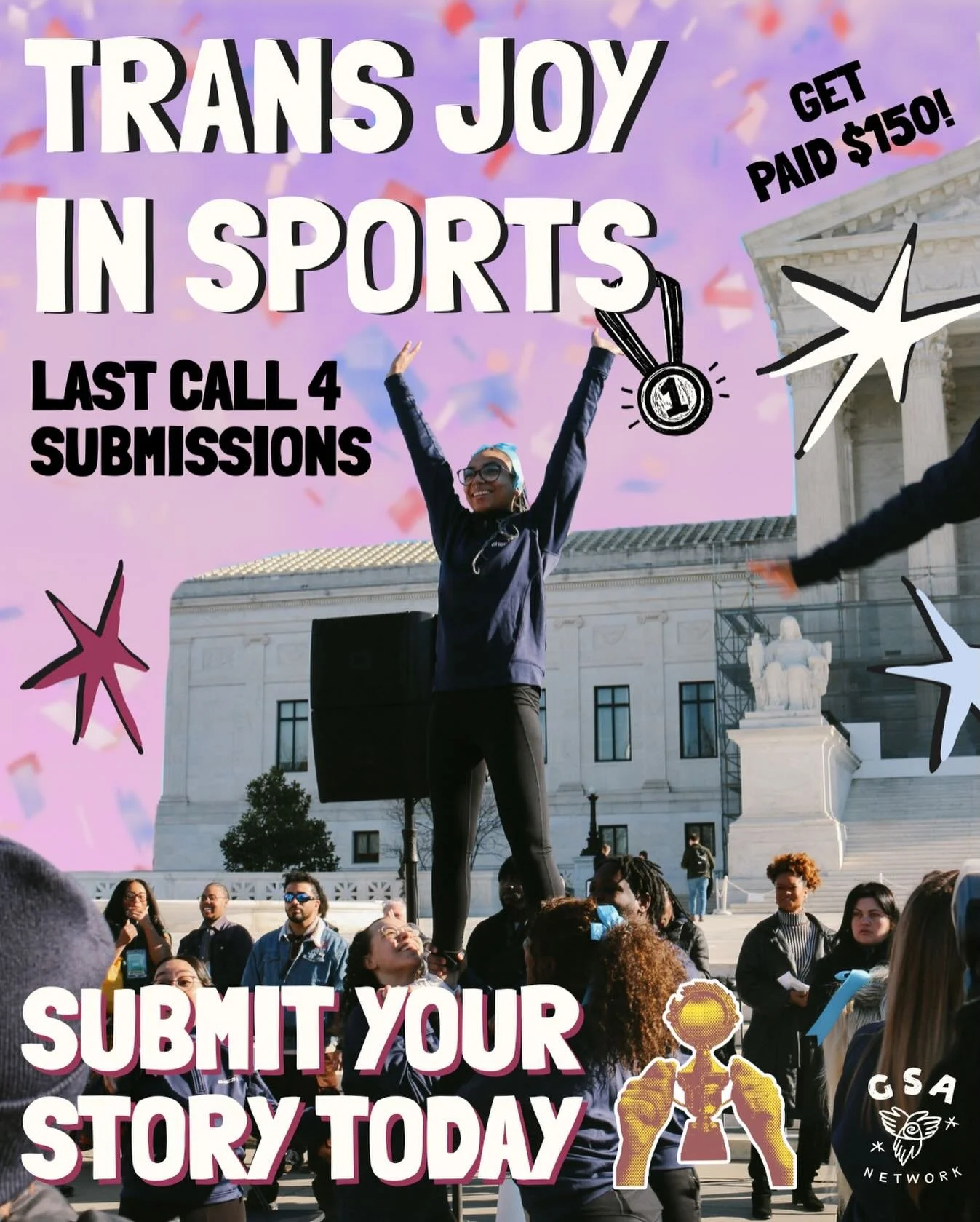 ⚽The game clock is running down! Don&rsquo;t miss your chance to score the winning goal by submitting your story to our Trans Joy in Sports zine today!

🏈If you&rsquo;re a former, current or aspiring trans, nonbinary or Two Spirit youth athlete, now